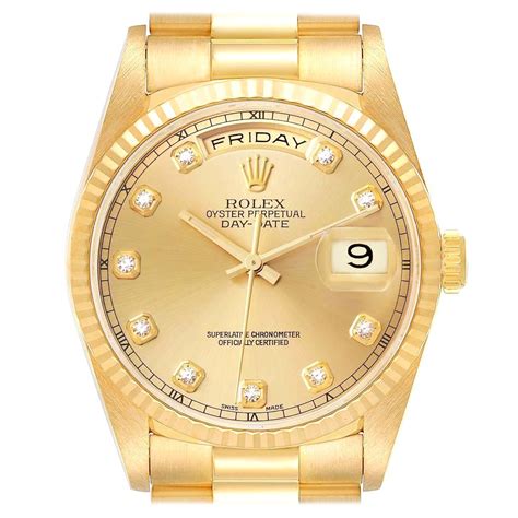 rolex oro e diamanti uomo prezzo